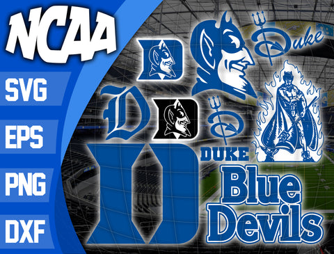 Bundle Logo Duke Blue Devils svg eps dxf png file