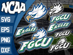Bundle Logo Florida Gulf Coast Eagles svg eps dxf png file