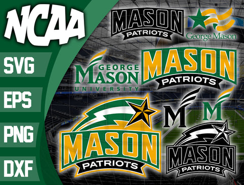 Bundle Logo George Mason Patriots svg eps dxf png file