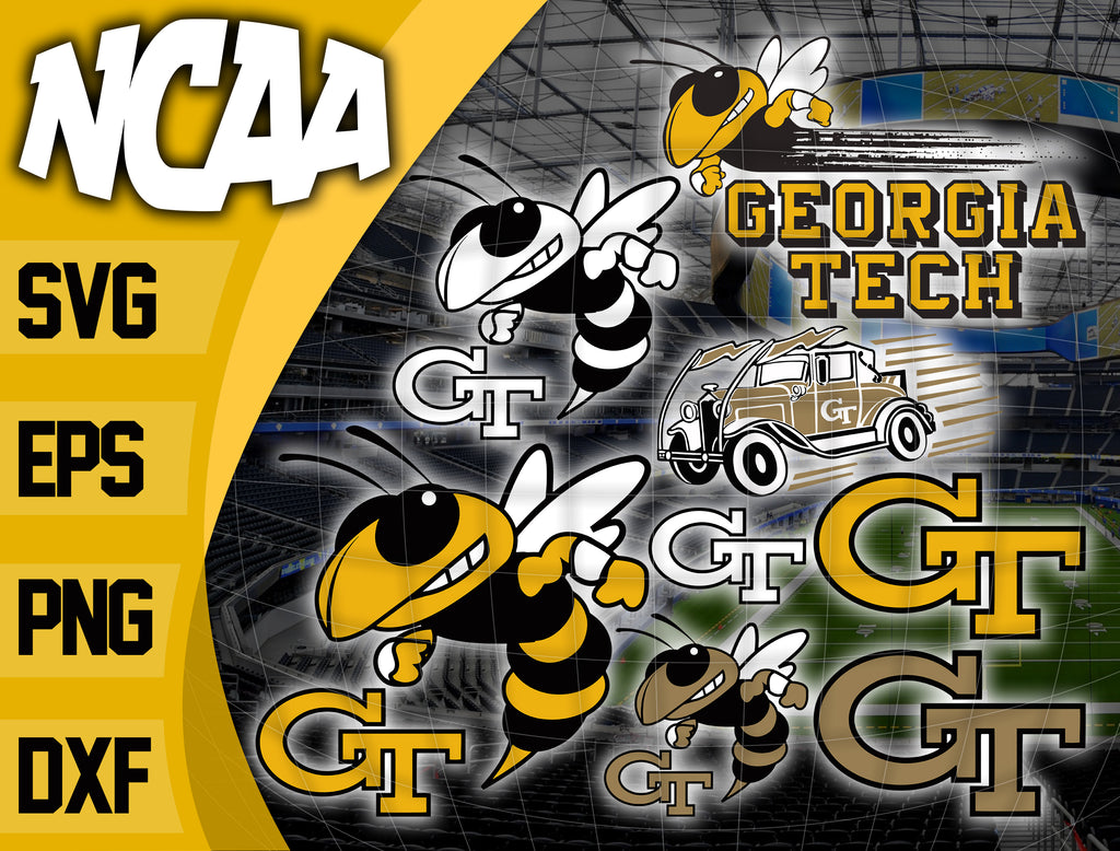 Georgia Tech Hand Sign Yellow Jacket Logo Georgia Tech