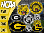 Bundle Logo Grambling State Tigers svg eps dxf png file