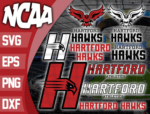 Bundle Logo Hartford Hawks svg eps dxf png file