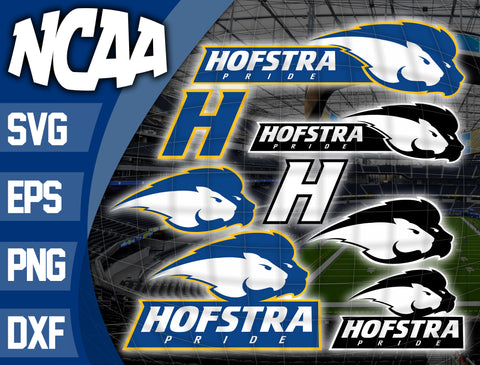 Bundle Logo Hofstra Pride svg eps dxf png file