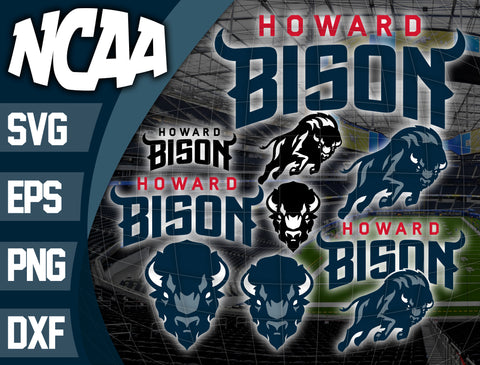 Bundle Logo Howard Bison svg eps dxf png file