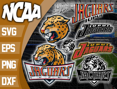Bundle Logo IUPUI Jaguars svg eps dxf png file