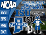 Bundle Logo Indiana State Sycamores svg eps dxf png file