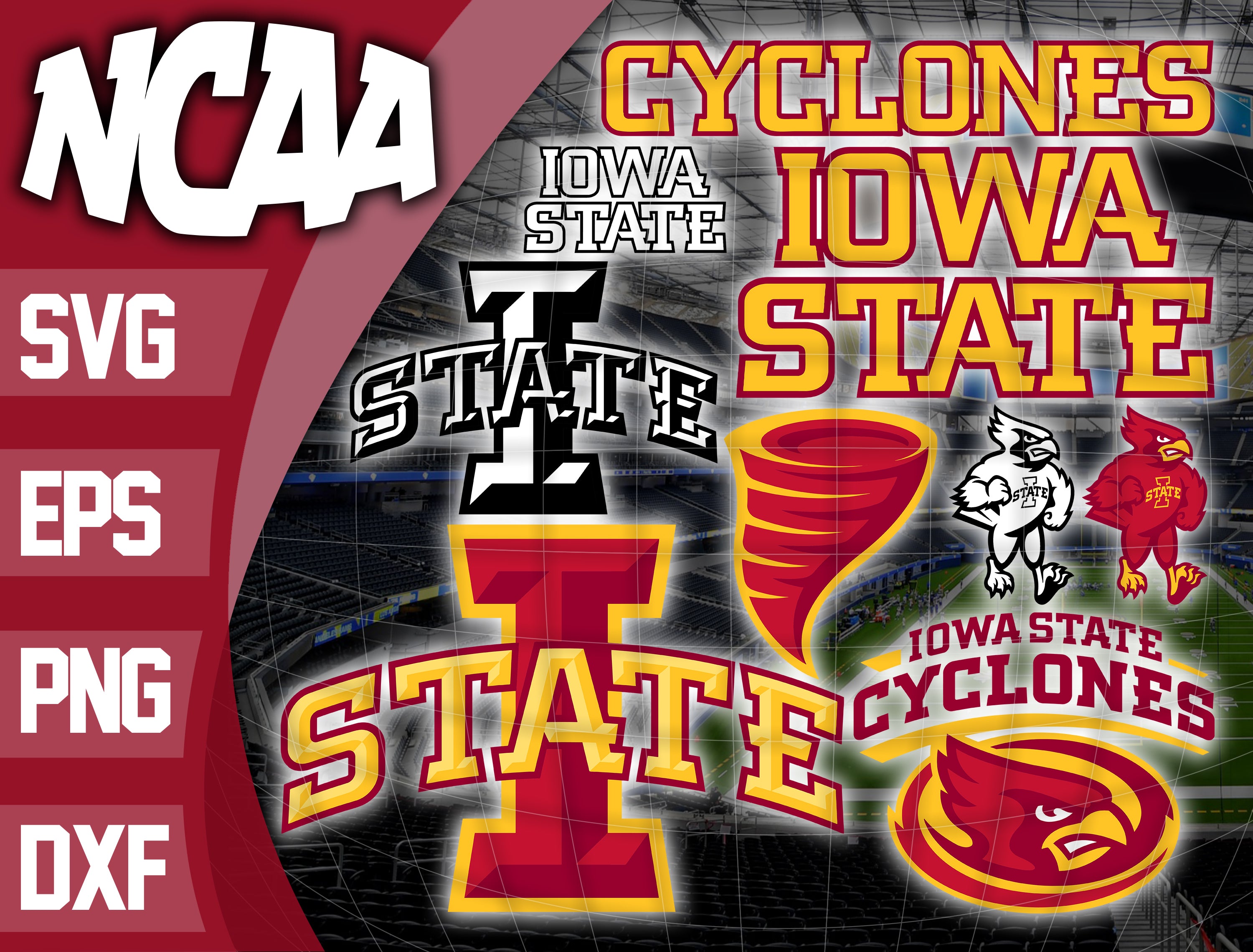 Coasters Eye Iowa Hawkeyes - Drink Coaster - College Wall Art Cactus ...