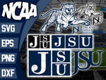 Bundle Logo Jackson State Tigers svg eps dxf png file