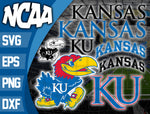Bundle Logo Kansas Jayhawks svg eps dxf png file