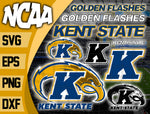 Bundle Logo Kent State Golden Flashes svg eps dxf png file