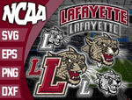 Bundle Logo Lafayette Leopards svg eps dxf png file