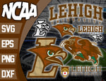 Bundle Logo Lehigh Mountain Hawks svg eps dxf png file