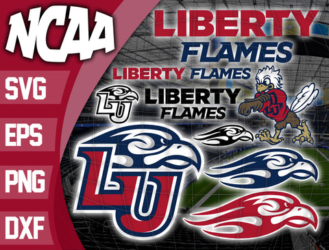 Bundle Logo Liberty Flames svg eps dxf png file