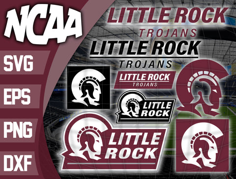 Bundle Logo Little Rock Trojans svg eps dxf png file