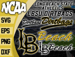 Bundle Logo Long Beach State 49ers svg eps dxf png file