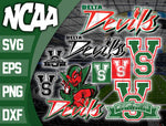 Bundle Logo MVSU Delta Devils svg eps dxf png file