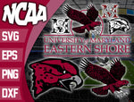 Bundle Logo Maryland-Eastern Shore Hawks svg eps dxf png file