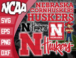 Bundle Logo Nebraska Cornhuskers svg eps dxf png file