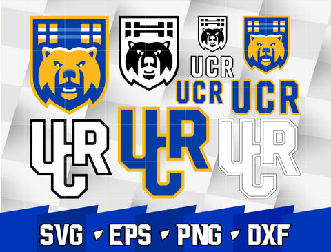 Bundle Logo UC Riverside Highlanders svg eps dxf png file