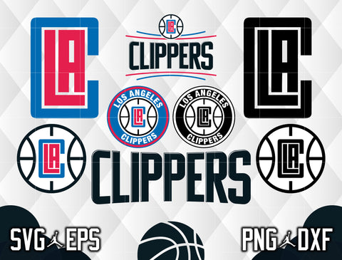 Bundle Los Angeles Clippers Logo svg eps dxf png file