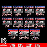 Grandma Proud army national guard svg eps png dxf file