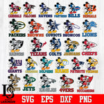 Bundle mickey NFL,Bundle NFL, Mickey NFL svg eps dxf png file
