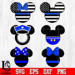 Bundle Mickey Mouse Police Svg Dxf Eps Png file