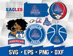 Bundle NCAA Random Vector American Eagles svg eps dxf png file