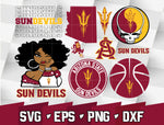 Bundle NCAA Random Vector Arizona State Sun Devils svg eps dxf png file