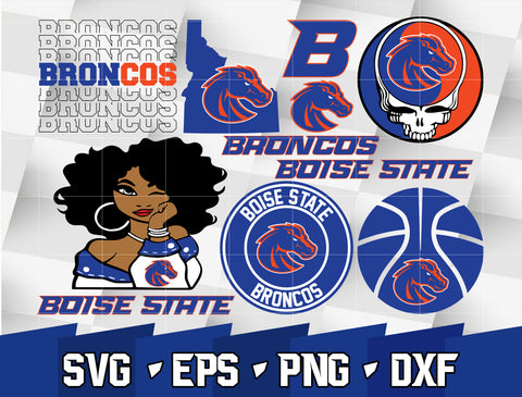 Bundle NCAA Random Vector Boise State Broncos svg eps dxf png file