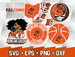 Bundle NCAA Random Vector Bowling Green Falcons svg eps dxf png file