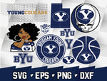 Bundle NCAA Random Vector Brigham Young Cougars svg eps dxf png file