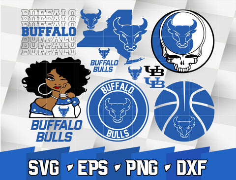 Bundle NCAA Random Vector Buffalo Bulls svg eps dxf png file