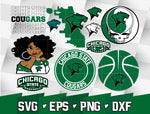 Bundle NCAA Random Vector Chicago State Cougars svg eps dxf png file