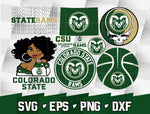 Bundle NCAA Random Vector Colorado State Rams svg eps dxf png file
