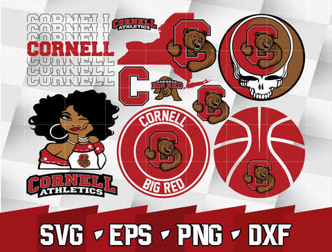Bundle NCAA Random Vector Cornell Big Red svg eps dxf png file