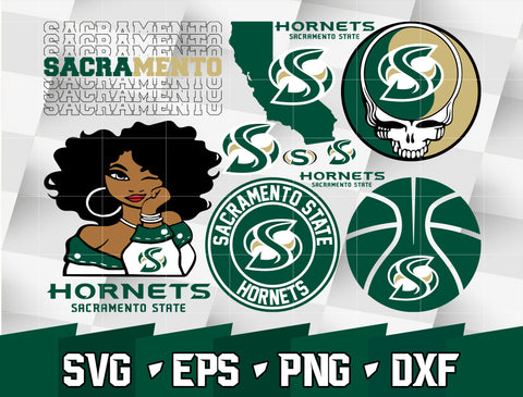 Bundle NCAA Random Vector Sacramento State Hornets svg eps dxf png file