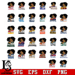 Bundle NFL SVG, Bundle NFL Girl DXF, Bundle NFL Girl Eps, Bundle NFL Girl PNG file