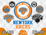 Bundle New York Knicks Logo svg eps dxf png file