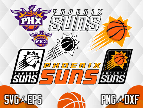 Bundle Phoenix Suns Logo svg eps dxf png file