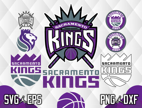 Bundle Sacramento Kings Logo svg eps dxf png file