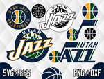 Bundle Utah Jazz Logo svg eps dxf png file