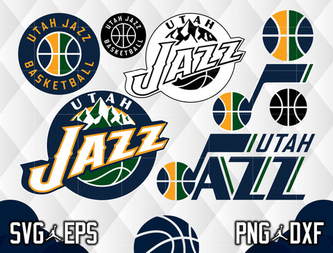 Bundle Utah Jazz Logo svg eps dxf png file