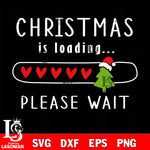 Christmas is loading please wait svg eps dxf png file