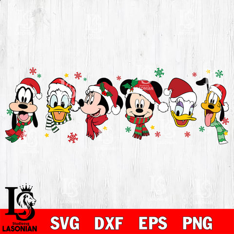 disney christmas  svg eps dxf png file