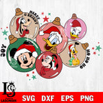Disney christmas Joy merry bright ho ho ho svg eps dxf png file