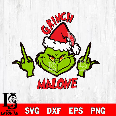 Grinch Malone  svg eps dxf png file