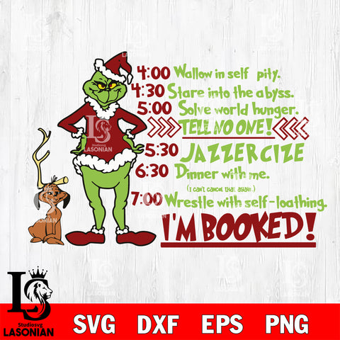 I'M BOOKED svg eps dxf png file