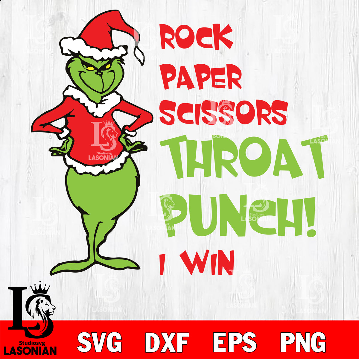 Rock.Paper.Scissor.Throat Punch! I win svg eps dxf png file – lasoniansvg
