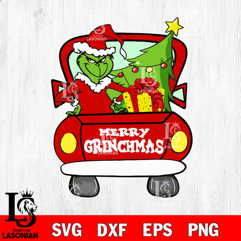 MERRY GRINCHMAS svg eps dxf png file